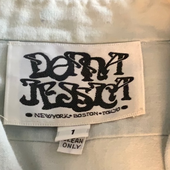 Donna Jessica Maxi Dress- Sz.1-Tan-Patchwork Skirt-Button Up-Self Tie - Picture 12 of 12